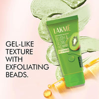 Lakmé Blush & Glow Kiwi Freshness Gel Face Wash with Vitamin C Serum, Refreshing and Gentle Facewash with Kiwi Fruit Extracts|| 50 g