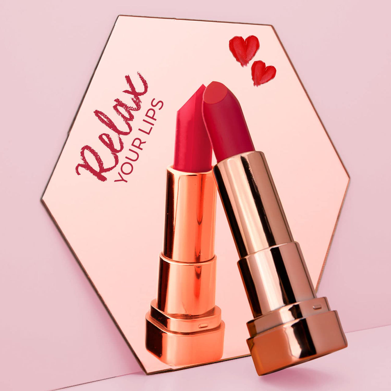 Just Herbs Matte Lipstick, Hydrating Nourishing and Liquid Waterproof Long Stay Relaxed Matte Bullet Lipsticks for Women 4.2 gm (Chilli Pepper)