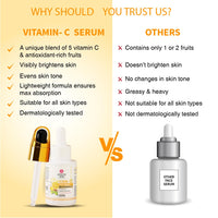 Ayouthveda Vitamin-C Face Serum Enriched With Lemon & Saffron For Spot Less & Blemish Free Skin 30ml