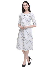 Pinkriti Women's  Cotton A-Line Kurta