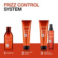 Redken Frizz Dismiss Sulphate Free Shampoo With Smoothening Complex, 300 ml | Professional pH Balancing Shampoo for Dry & Frizzy Hair | Smoothens Hair, Adds Shine & Manages Frizz | For Men & Women