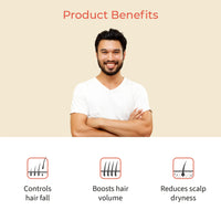 Vedix Hair Fall Oil For Men-Ahuta Root Stimulating Hair Oil With Banyan + Symplocos + Daruharidra Customized For Normal-Oily Scalp & Straight Hair-Customized Ayurveda For Hair Growth In Men-100Ml