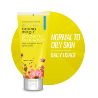 Aroma Magic Grapefruit Face Wash for Brightening & Pore tightening |For Oily Skin| 100 ml | Pack of 1