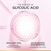 L'Oreal Paris Glycolic Bright Glowing Night Cream, Overnight Brightening Cream, Glycolic Acid in Gel-Like Cream Texture, that Visbily Minimizes Spots & Reveals Glowing skin, 15ml