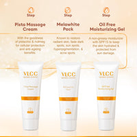 VLCC Anti Tan Facial Kit - 60 g | Power of 25 Vital Ingredients | Fights Sun Tan, Dark Spots, and Sun Spots | Even Nourishes and Protects Skin from UV Rays.