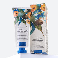 LuxaDerme Korean Hand & Nail Rescue Cream | Nourishes, Brightens, and Firms Dry Hands |10% Shea Butter, 2% Niacinamide & Astaxanthin, Korean Skincare - 50ml