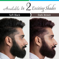 Vegetal Safe Hair Color -Dark Brown 25gm Pack of 4 - Certified Organic Chemical and Allergy Free Bio Natural Beard Hair Color with No Ammonia Formula & PPD