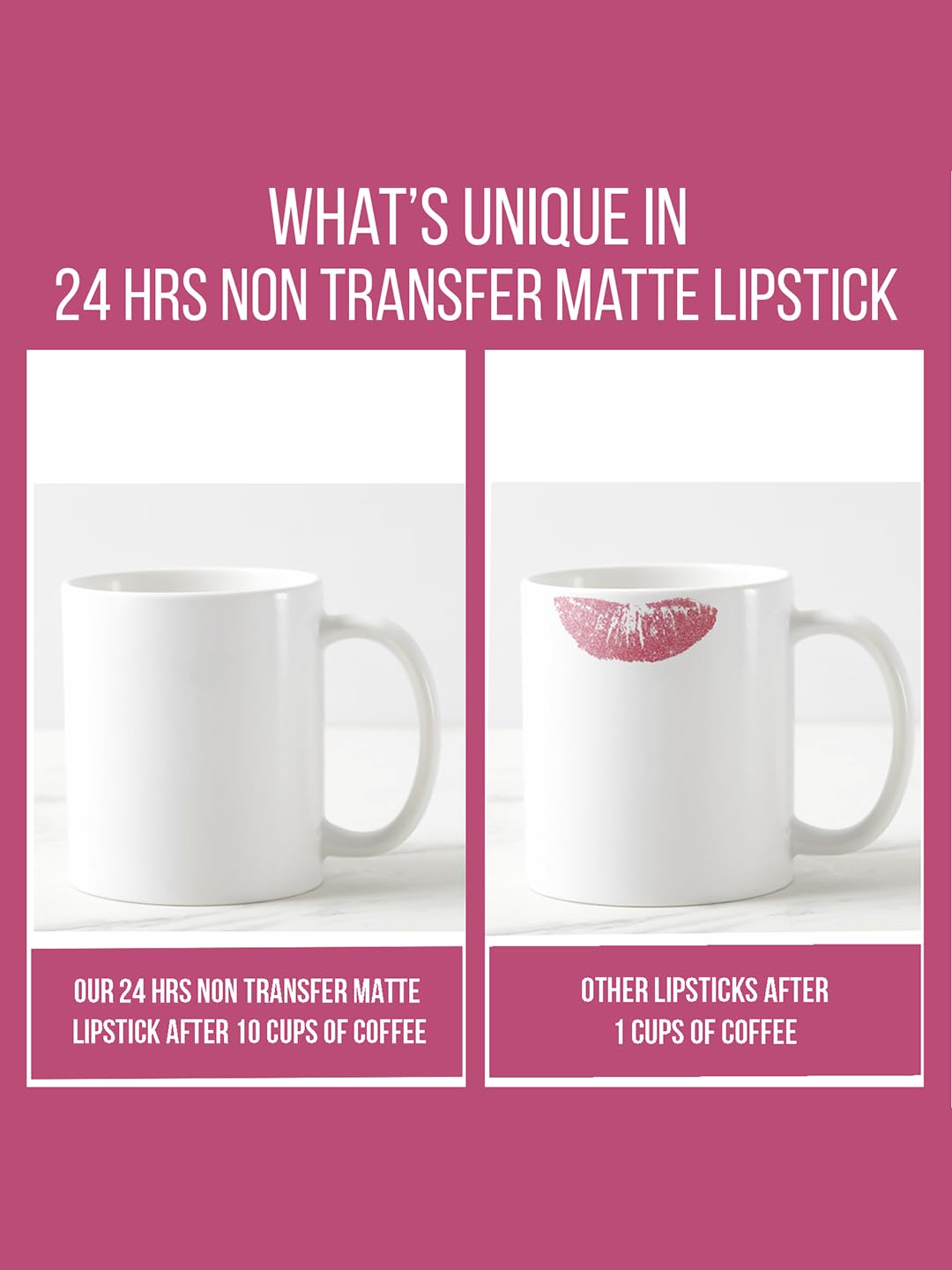 INSIGHT Cosmetics 24 Hrs Non Transfer Matte Lipstick |Lightweight |Transferproof|Nourishes Lips & Great for Daily Use |Highly Pigmented Smudge-Proof | Water-Proof| Toxic Free & Vegan| 19- How Are You