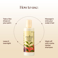 MOHA 5-in-1 Hair Oil 100ml & Anti-Dandruff Oil 100ml Combo