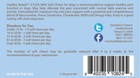 Healthy Breeds German Shepherd Z-Flex Max Hip and Joint Soft Chews 50 Count 50 Ct German Shepherd, Brown