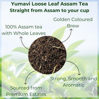 Yumavi Premium Fresh Kadak Chai Sealed Pack for Freshness | Sourced From The Estates Of Assam | Strong and Premium Chai Black Tea 250G