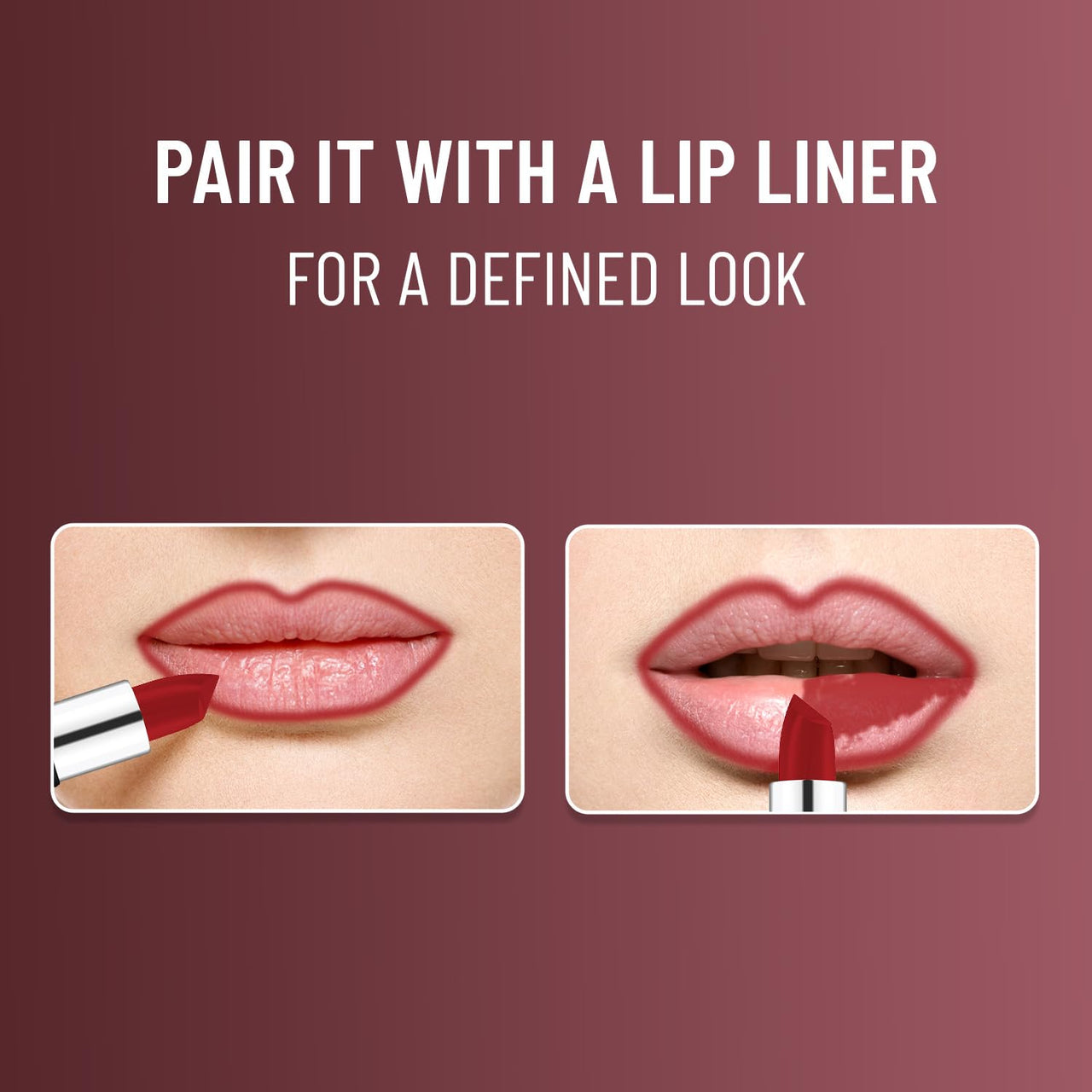 Swiss Beauty Pure Matte Creamy Lipstick | Non-drying, Highly pigmented Lipstick | Shade- Coral Red, 3.8gm|
