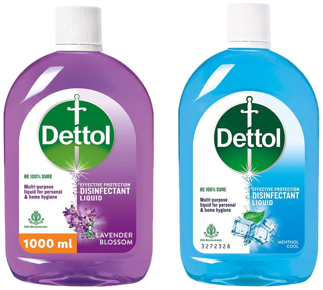 Dettol Floor Cleaner Lavender Blossom & Multi-Purpose Germ Protection Combo