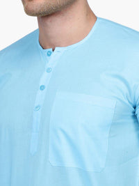 Rajubhai Hargovindas Men's  White Fine Cotton Short Kurta | Pack of 4 |