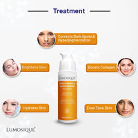 LUMOSIQUE® Brightening And Moisturizing Face Serum for Hydrates, Brightens & Evens tone Skin, Boosts Collagen & Corrects Hyperpigmentation | Oily, Dry, Sensitive & Combination Skin | MEN & WOMEN, 30ml