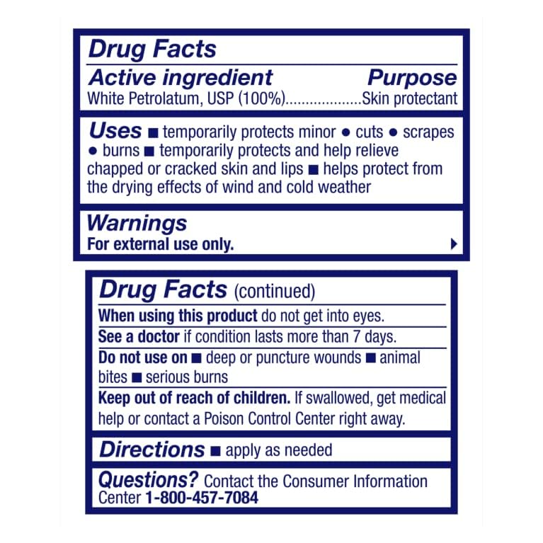 Vaseline Petroleum Jelly Original 50ml