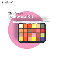 Shryoan The Ultimate Pro Shadow Palette| Highly Pigmented, Shimmery & Matte Finish Easily Blendable (35g)