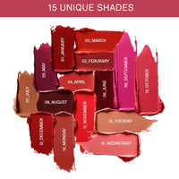 FLiCKA Weightless Impression Liquid Lipstick| Enriched With Vitamin E, Matte Finish, Moisturizing, Creaseless Formula, 14 Tuesday, 1.6ml