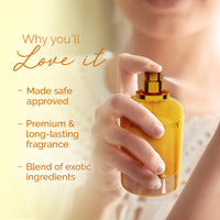 Mamaearth Into the Sunset Liquid Eau De Parfum For Women, 100ml Safe Approved, Premium Long-Lasting, Blend Of Exotic Ingredients Wwith Grapefruit,Tangerine & Peony Notes, Fresh Fruity