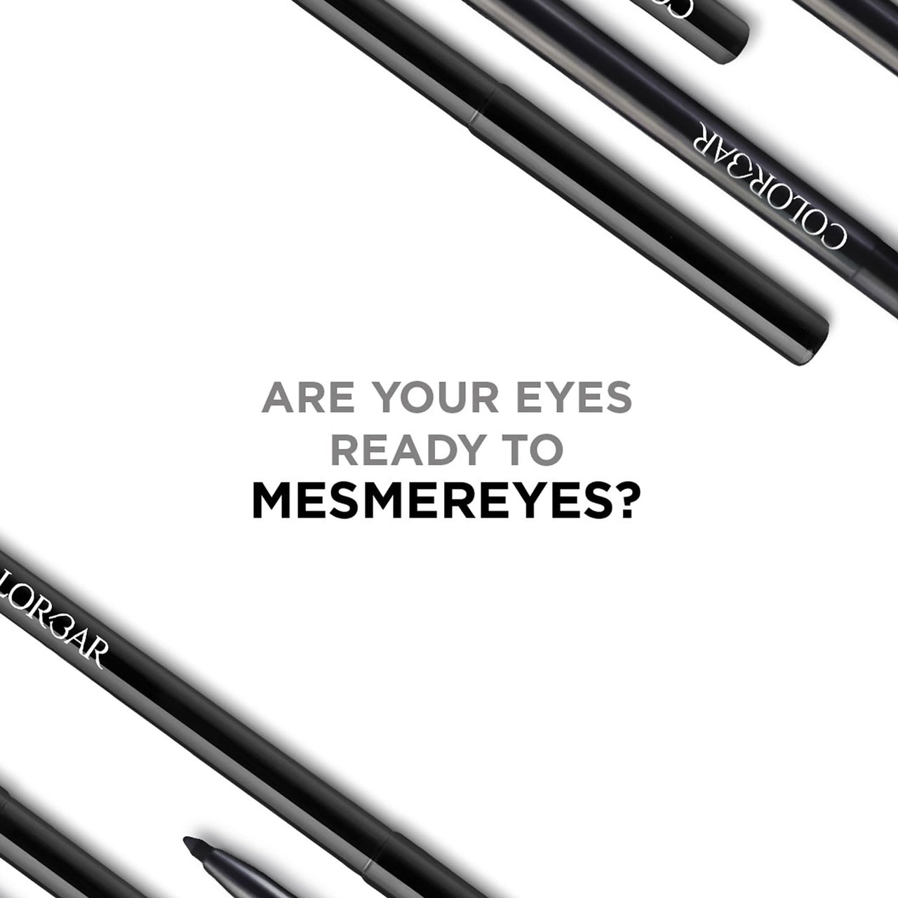 Colorbar Mesmereyes Kajal, Black 001, 0.35g | Moisturizing| Smudgeproof | Long lasting