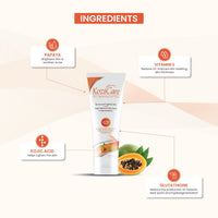 Kozicare Kojic Acid Face Wash & Glutathione | Papaya Face Wash | Acne for Glowing Skin | for Women & Men | Face Cleanser & Skin Care - 100 Ml
