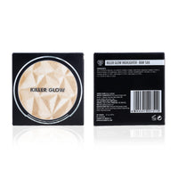 PAC Killer Glow Powder Highlighter (Raw Silk) | Glamourous Luminous Shine | Blend of Micro Pearls | Silky Smooth Buttery Texture for One Swipe Application | Sparkling Champagne Gold