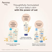 Aveeno Baby Daily Moisture Wash & Shampoo | Gentle Cleanser for Head to Toe | Tear Free & Soap Free Formula with Active Natural Oats | for Dry & Sensitive Skin | US Pediatrician Recommended, 532ml