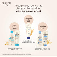 Combo pack Aveeno Baby Daily Moisture Lotion (227g) + Wash and Shampoo (100ml) | With natural oat extract | Hypoallergenic, pediatrician recommended | Cleanses, nourishes, soothes & protects baby's sensitive skin