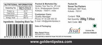Golden Tips 100% Pure And Authentic Darjeeling Black Tea, Single Estate Premium Teabags, Rich Aroma & Delicate Flavor, (200 Gram, 100 cups)