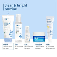 Plum Simply Bright 2% Niacinamide Face Wash with Rice Water | Brightens, Softens & Smoothens Skin | for Oily, Acne Prone, Dry, Normal, Sensitive Skin | Gentle & Non-Drying | for Men & Women | 150ml