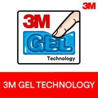 3M Gel Wrist Rest for Keyboards, Soothing 3M Gel Technology and Satin Smooth Cover for All Day Comfort and Support, Durable and Easy to Clean, 19