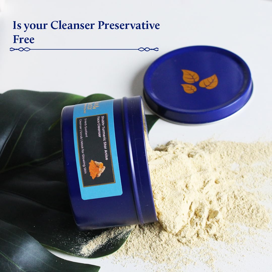 Blue Nectar Anti Aging Saffron Sandalwood Cream Men and Turmeric Face Ubtan