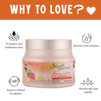 Skin Secrets Fruit Facial Massage Cream with Orange & Papaya Extract| Paraben Free, Cruelty Free & Vegan (500gm)