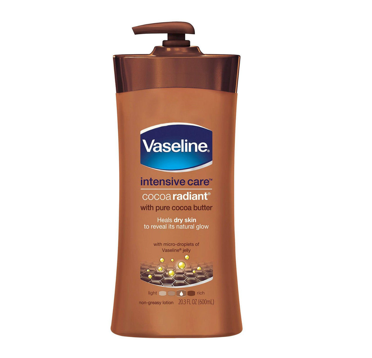 Vaseline Intensive Care Cocoa Radiant Lotion - 600 ml
