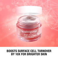 Neutrogena Bright Boost Gel Face Cream | Glowing Skin w/Neoglucosamine | Dark Spot Reduction | Oil-Free, Alcohol-Free, Non-Comedogenic | For Men & Women | 15 ml (Pack of 1)
