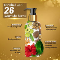 SESA Rephase Medicinal Shampoo 300Ml, Helps Control Hair Fall & Promotes Hair Growth - 300 ml