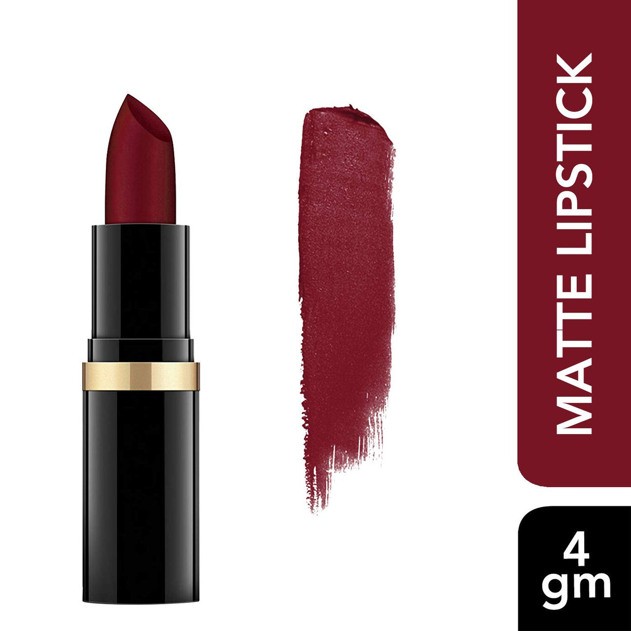 Iba Halal Care Pure Lips Moisturizing Cream Finish Lipstick Shade - A72, Maroon Burst, 4g and Halal Care All Day Kohl Kajal with Matte Finish - Jet Black, 0.35g