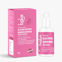 BAKE 5% Multi Peptide & 2% Ceramide Moisturizer with Hyaluronic Acid | Oil Free Barrier Repair Moisturizer | Lightweight & Non Sticky | 50g
