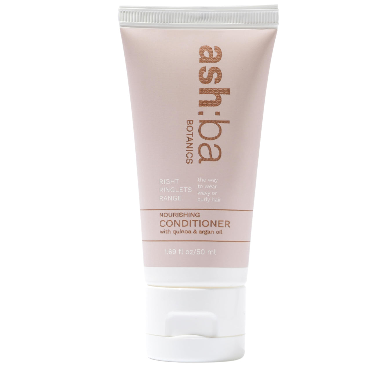 Ashba Botanics Nourishing Conditioner For Curly&Frizzy Hair|Deep Conditioning&Hydration For Wavy&Dry Hair|With Shea Butter,Argan&Green Tea|Natural-Silicone&Paraben Free-50 Ml,(1 count)