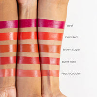 House Of Makeup Dab N Glow Lip Tint | Pigmented Blusher For Face Makeup | Creamy, Easy-Blend Lip And Cheek Tint | Lip Tint For Women & All | Multi-Use Tint for Cheeks And Lips | 8 gms | Brown Sugar