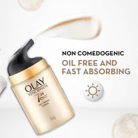 Olay Total Effects Day Cream | Fights 7 Signs of Ageing | With Niacinamide and Green Tea Extracts | Normal, Oily, Dry, Combination Skin | 50g