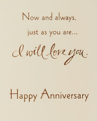 American Greetings Romantic Anniversary Card (I Will) I Will