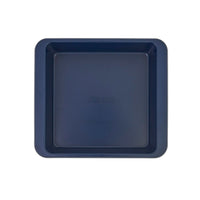 KitchenAid 9-In Nonstick Swiss Engineered Aluminized Steel Square Cake Pan, Dishwasher Safe, Ink Blue 9in