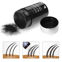 Dexe Hair Building Thickening Fibers For Man & Women, Black, 22 G - Grams