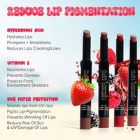 Daily Life Forever52 Hydra Lipstick, Semi-Matte Finish| Enriched with Hyaluronic Acid, Vitamin E & UVB Filter| 97% Lip Darkness Reduction | Vegan & Cruelty Free (SANGRIA-09, 2g)