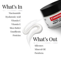 iCosmetiques Day & Night Cream Combo | Vitamins B3, C, E | Shea Butter & Glycerin | Glowing Skin | Mineral Oil & Silicone-Free | For Men And Women | 50g each