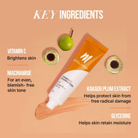 MyGlamm Vitamin C Foundation - Oat (Light Warm) | Long Lasting, Medium To Full Coverage Foundation With SPF 15 With Hyaluronic Acid (30g)
