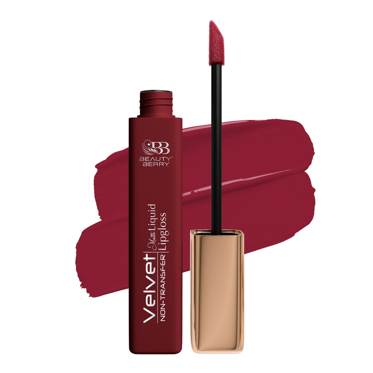 Beauty Berry Velvet Non Transfer Liquid Lipstick for Women (Raspberry)