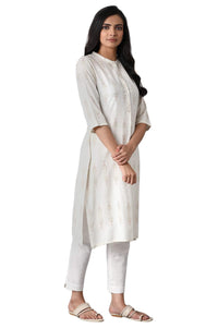 W for Woman Women's  Rayon Regular Kurta