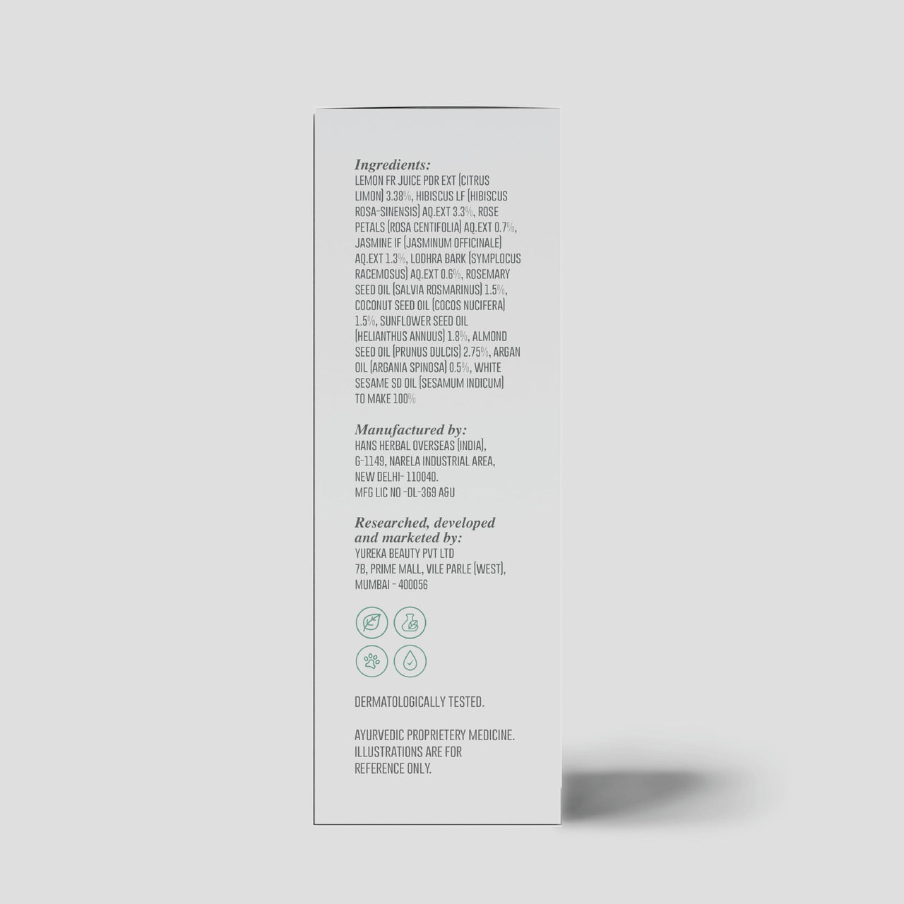 Nature4Nature Day Face Serum For Glowing Skin | With Lodhra and Lemon Peel | Reduces Blemishes and Fights Sign of Ageing | Face Serum for Women and Men | 30 ml